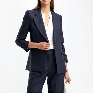 Veronica Beard Battista Dickey Jacket - Navy, Size 2